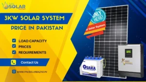 3kw Solar System Price in Pakistan | With and Without Battery 1 3KW solar system price in pakistan